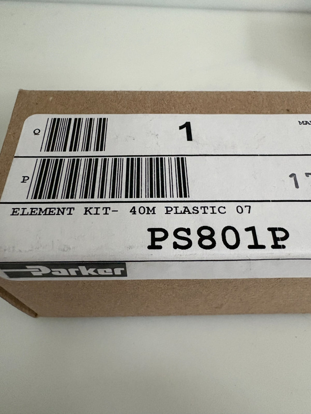LOT OF 2 PARKER ELEMENT KIT 40M PLASTIC PS801P2