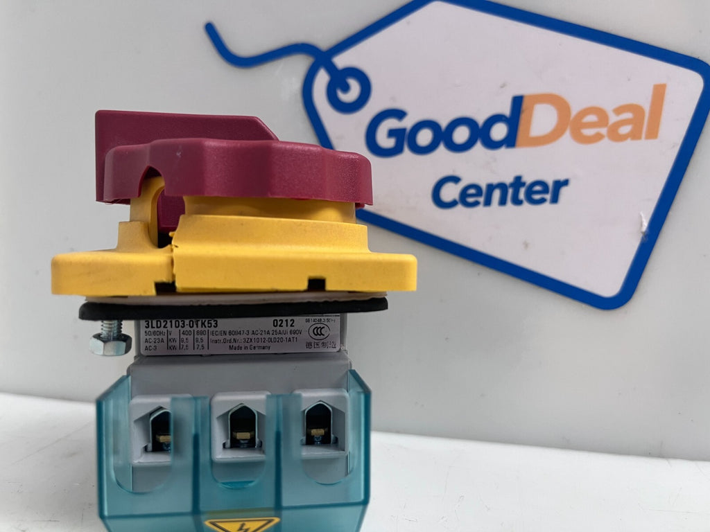 SIEMENS 3LD2103-0TK53 Power Switch Brand 3LD21030TK53