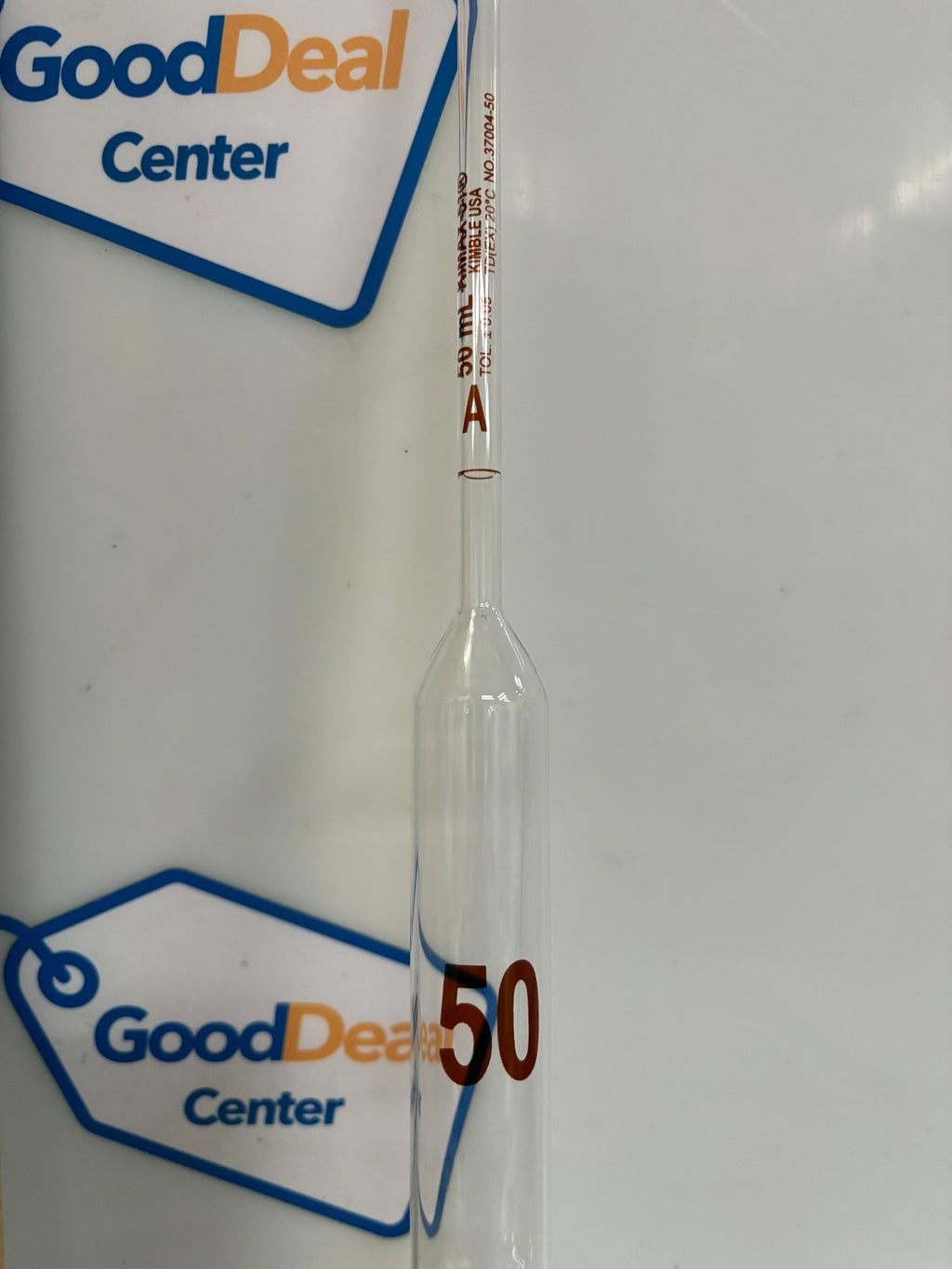 KIMBLE GLASS 50ML VOLUMETRIC COLOR CODED PIPET 37004-50 BOX OF 6