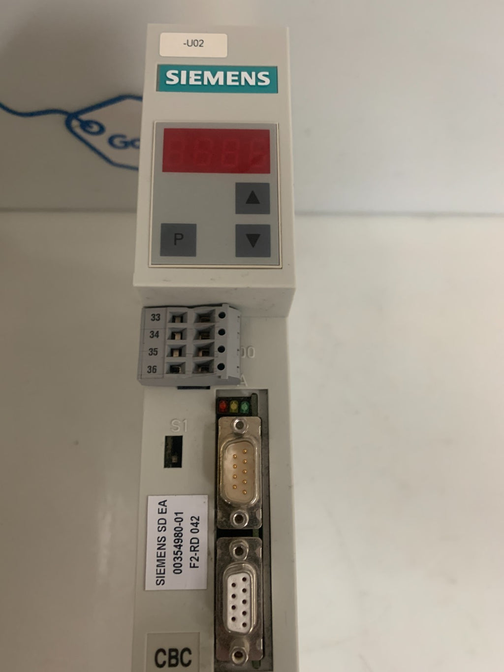 SIEMENS DC/AC DRIVE MASTERDRIVES MC 6 SE7012-OTP50-Z Z=F01+C23+621