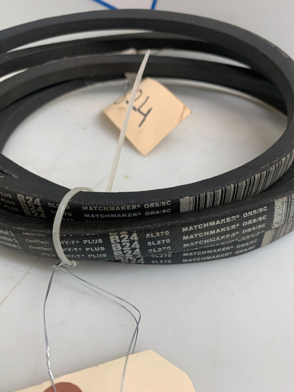 Lot of 4 Continental B24 5L270 Matchmaker V Belt