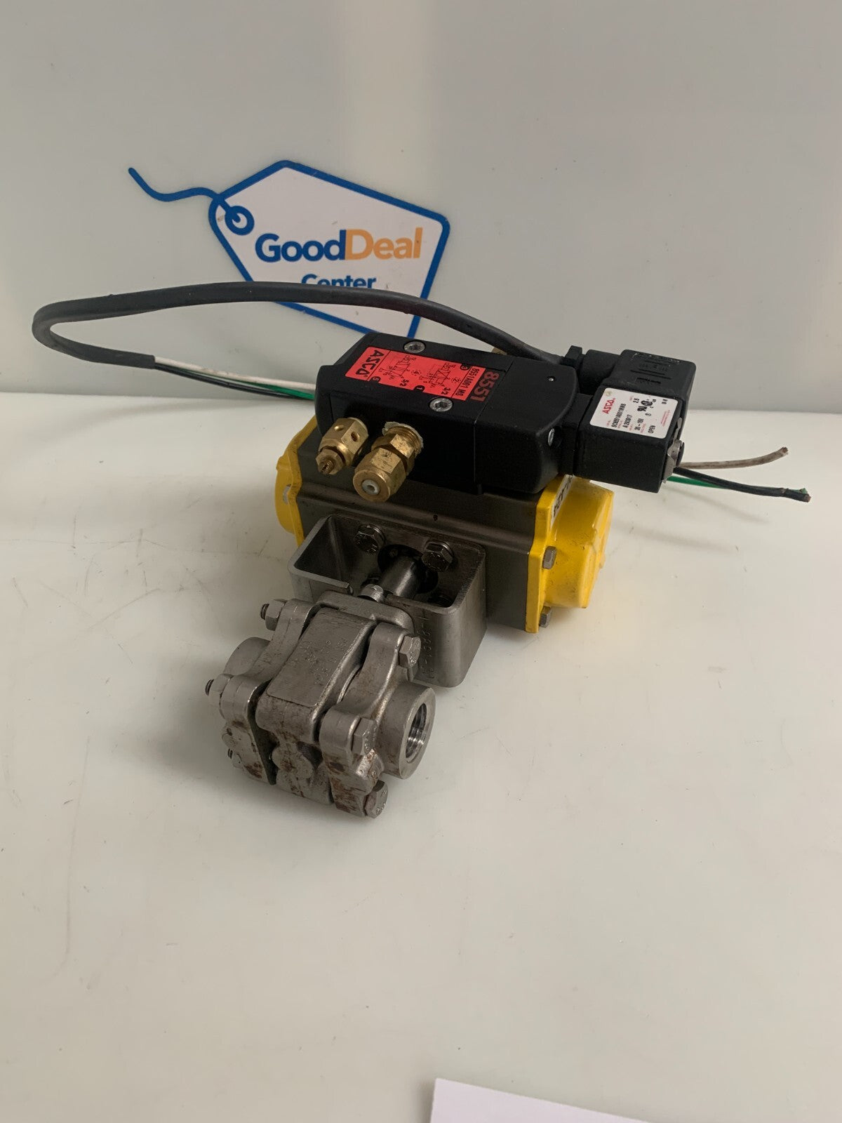 APOLLO PNEUMATIC ACTUATOR AS052 SET 05 W/ASCO SOLENOID VALVE 8551  8551A001 MS0