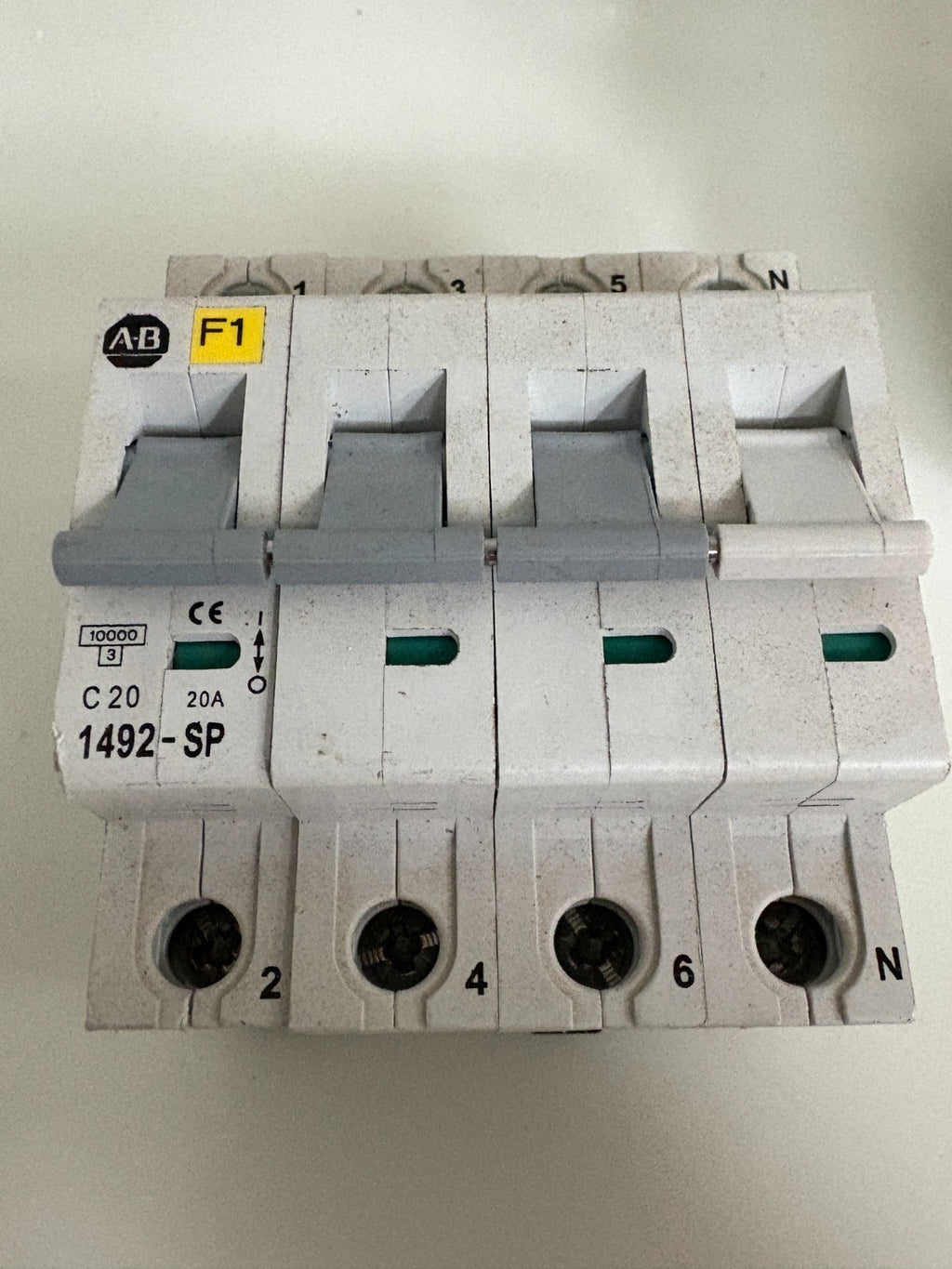 ALLEN BRADLEY MIX LOT CIRCUIT BREAKER 1492-SP C10X1 1492-SP C16X1 1492-SPC20X1