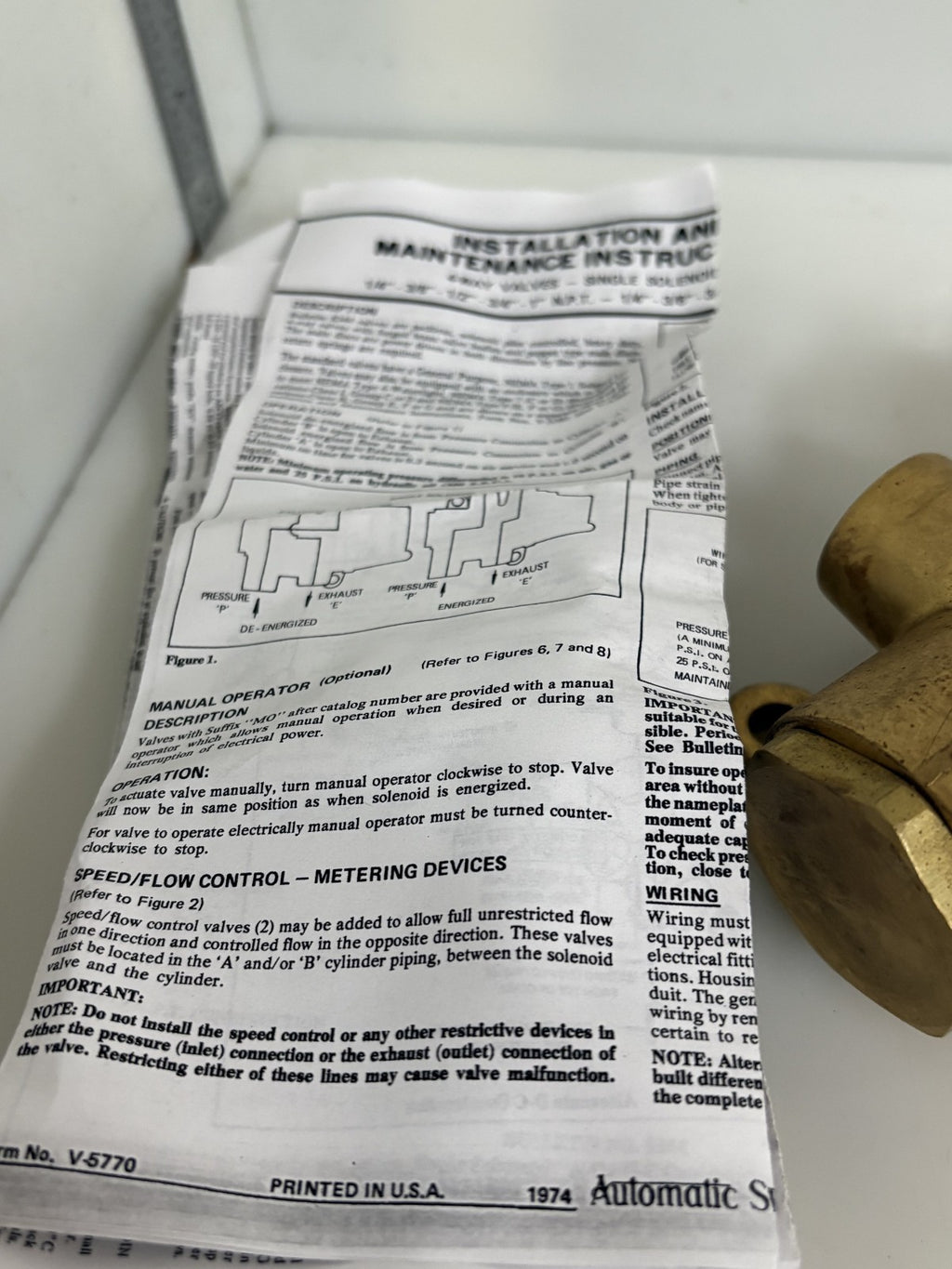 ASCO SOLENOID VALVE 8344G0273