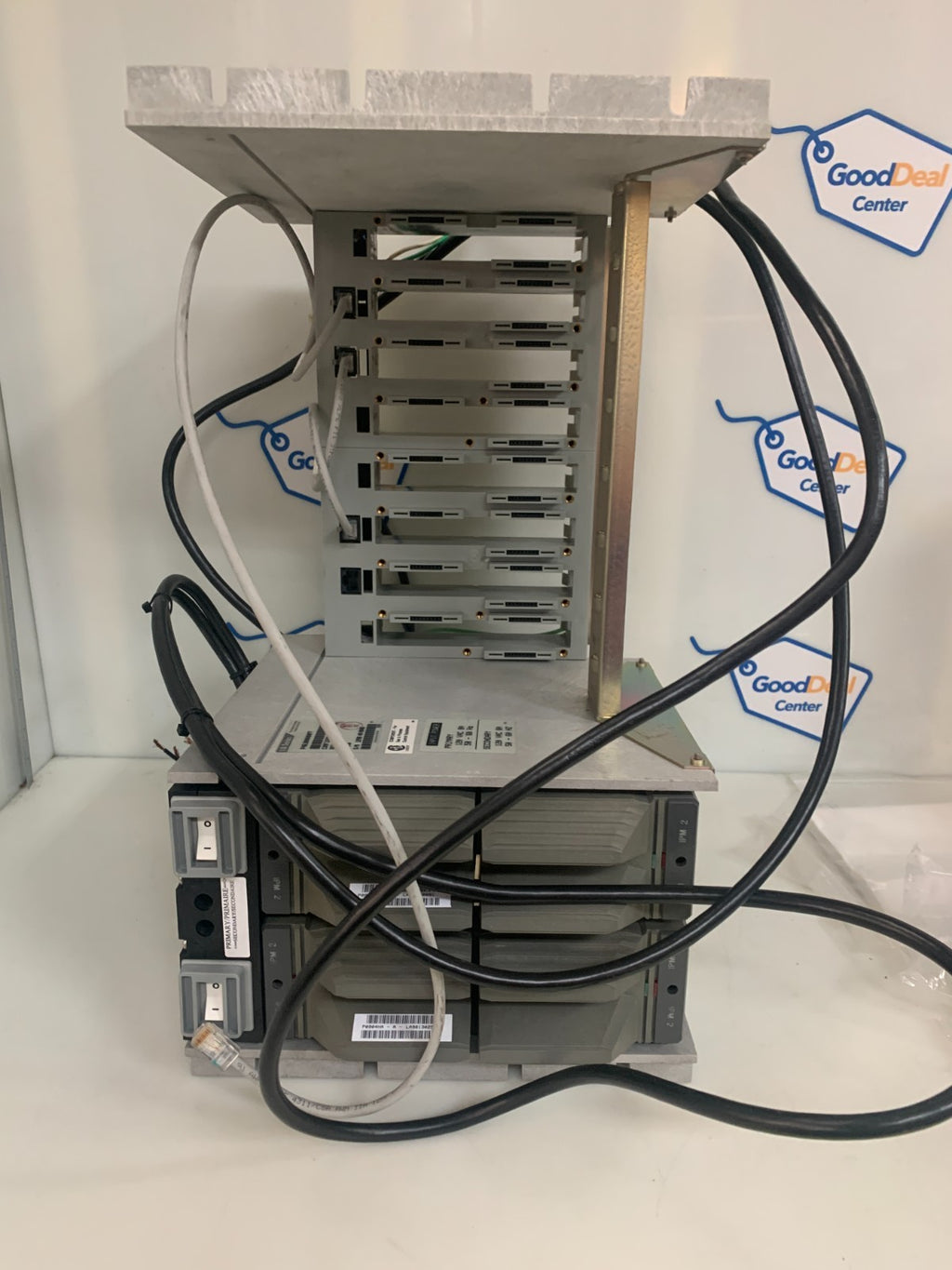 FOXBORO CO 1/A SERIES 8 SLOT CHASSIS + POWER SUPPLY P461000000FF REV. E0