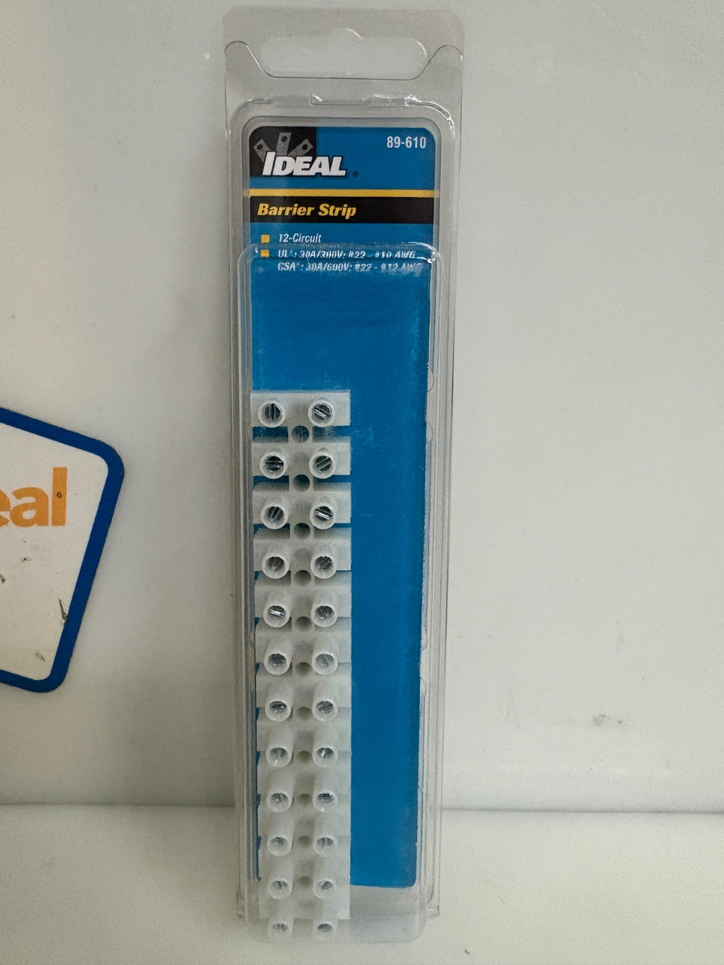 LOT OF 9 IDEAL 12 CIRCUIT BARRIER STRIP #89-6101