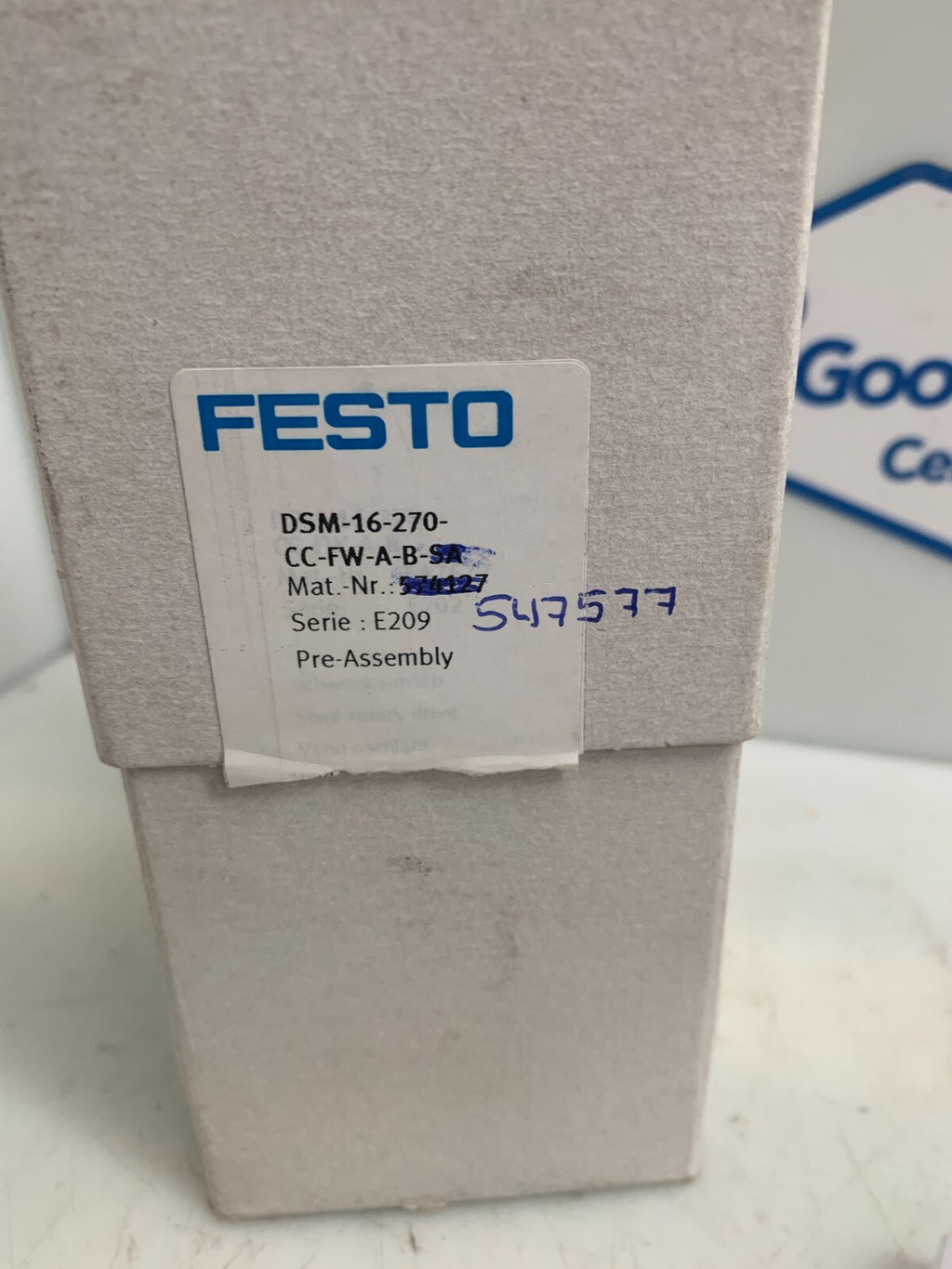 FESTO DSM-16-270-CC-FW-A-B  Semi Rotary Drive  547577  (NEW)