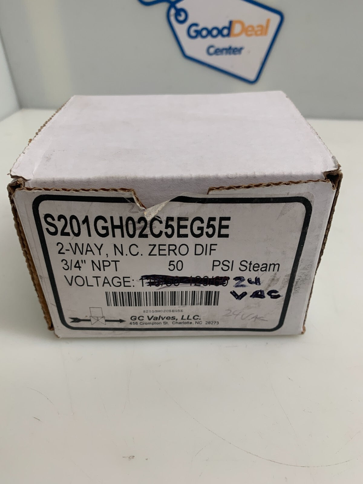GC Valves S201GH02C5EG5E 2-way valve 3/4" NPT 50 PSI