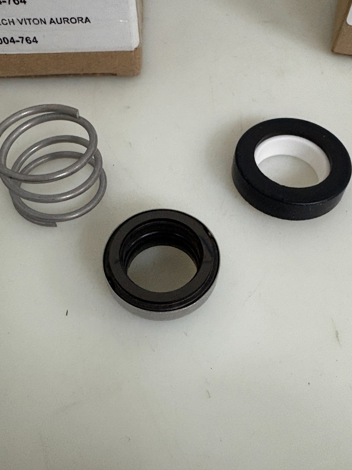 LOT OF 2 HISCO MECHANICAL SEAL MECH VITON AURORA 712-1004-764