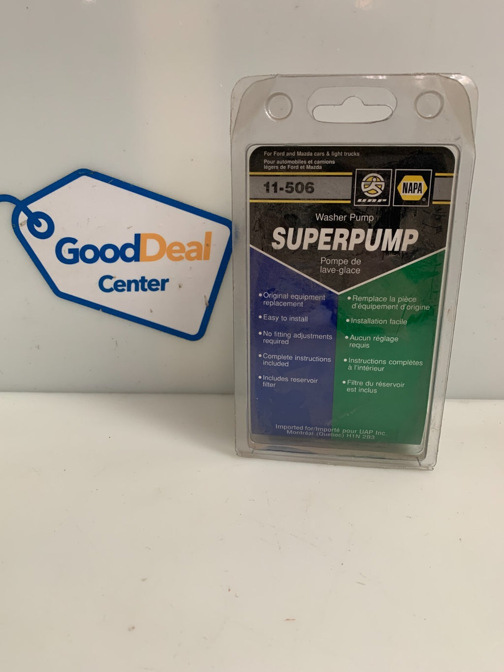NAPA / SUPERPUMP   Windshield Washer Pump 11-506