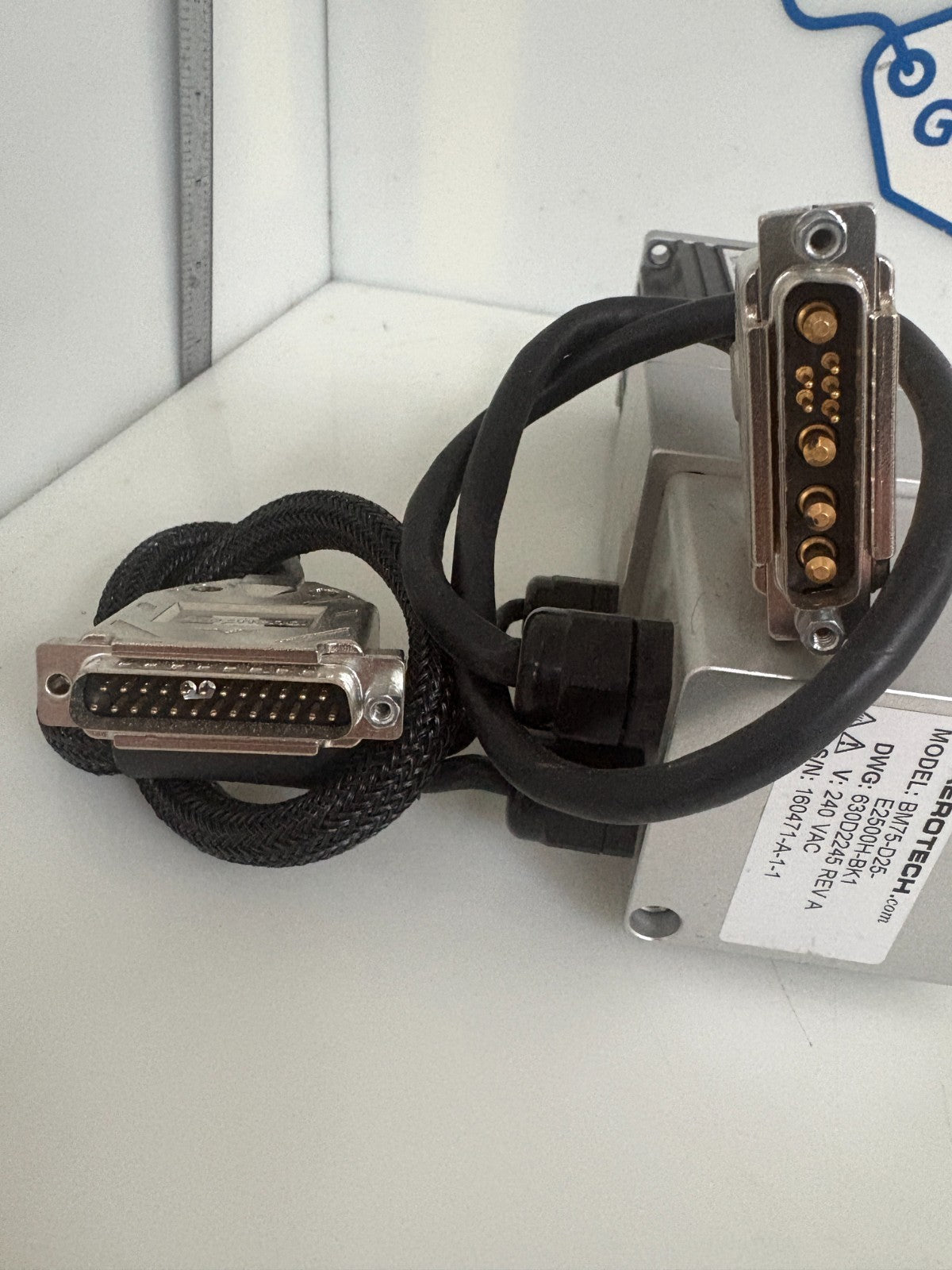 AEROTECH SERVO MOTOR BRUSHLESS BM75-D25-E2500H-BK13
