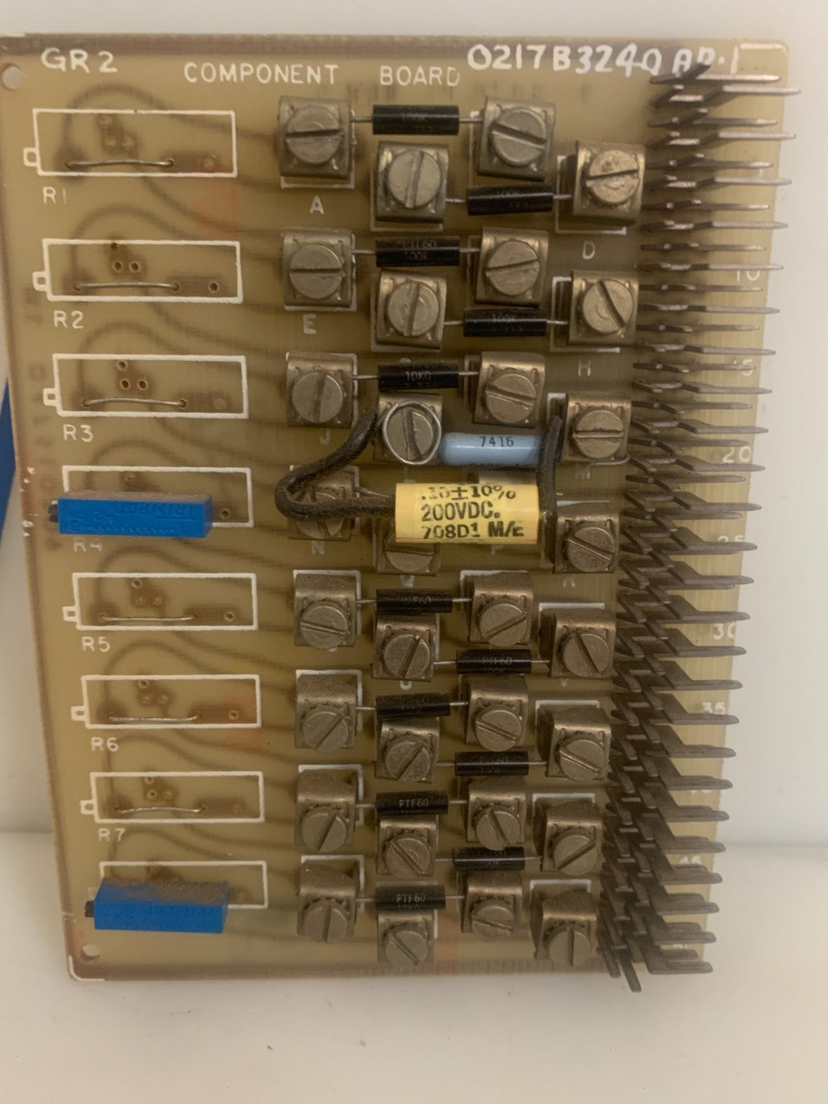 GENERAL ELECTRIC COMPONENT BOARD 0217B3240 AB-1 GR2