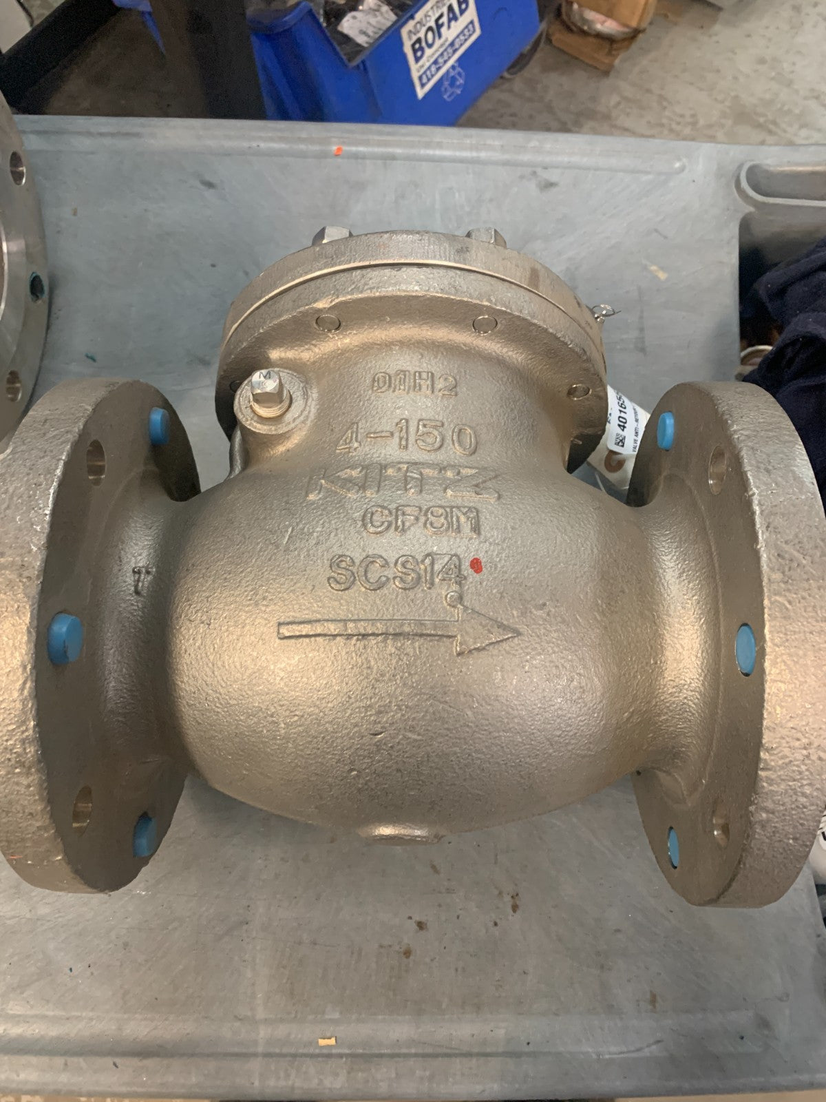 KITZ SIZE 4 VALVE S.STEEL CF8M/SCS14A 4-150