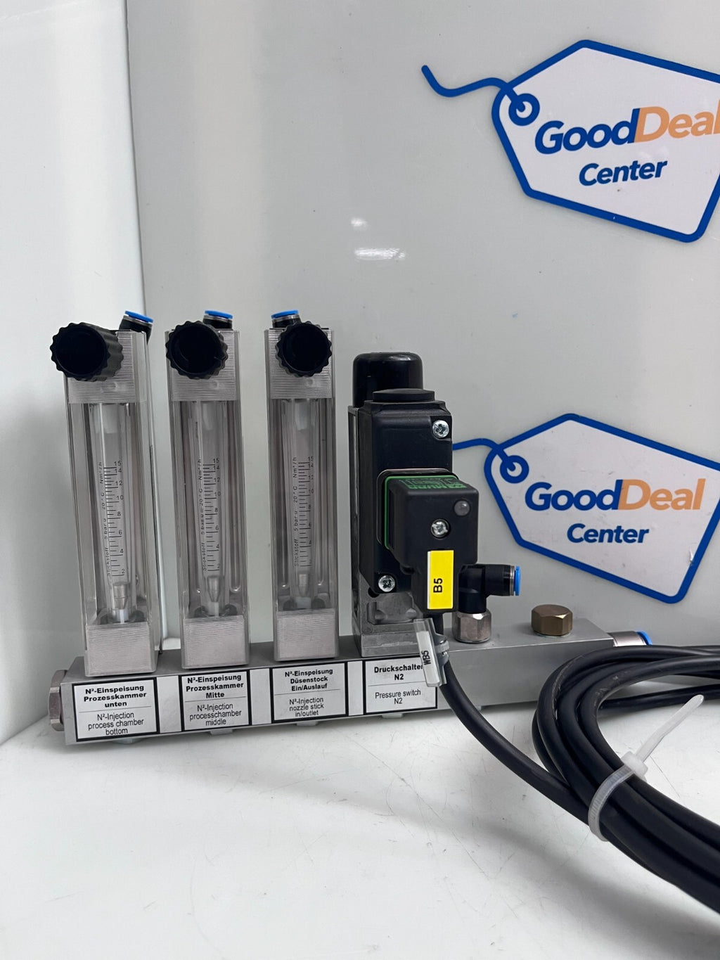 KROHNE DK 800/N Flowmeter DK800N  3 Station Unit  w/Norgren B20630