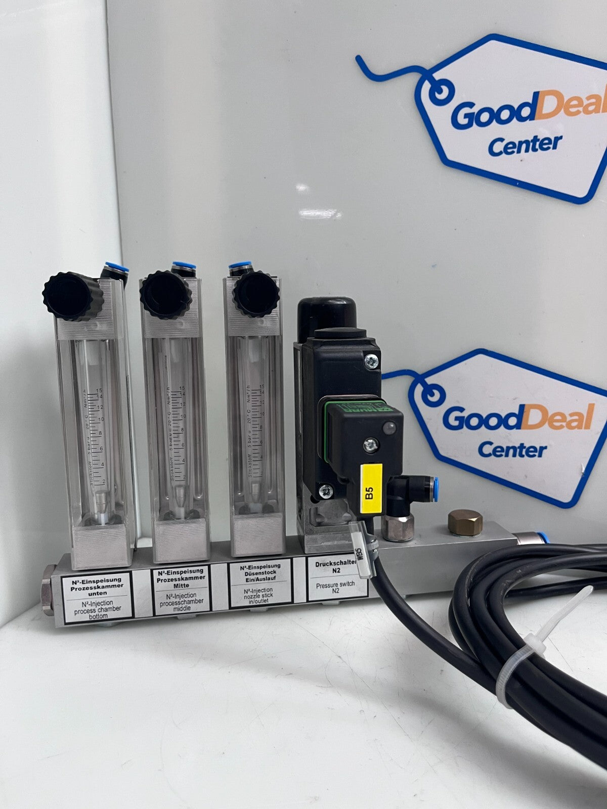 KROHNE DK 800/N Flowmeter DK800N  3 Station Unit  w/Norgren B20630