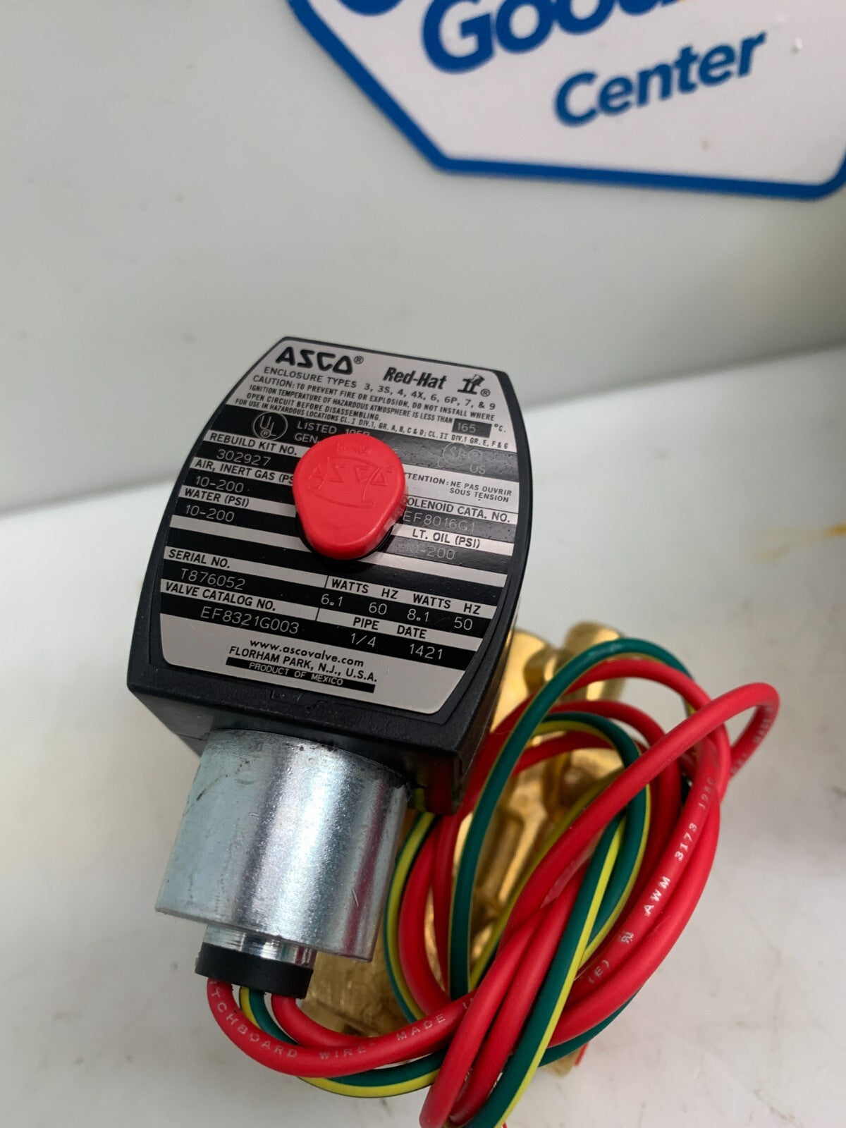 ASCO / Red Hat  EF8003G001  Solenoid Valve  T716660