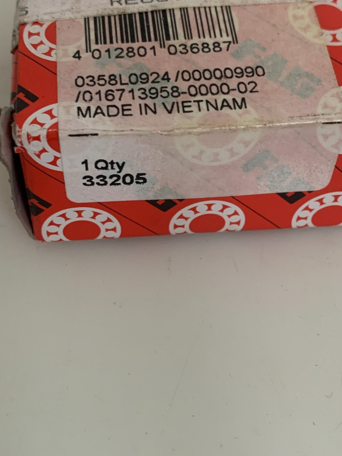 LOT OF 2  FAG TAPERED ROLLER BEARING #33205