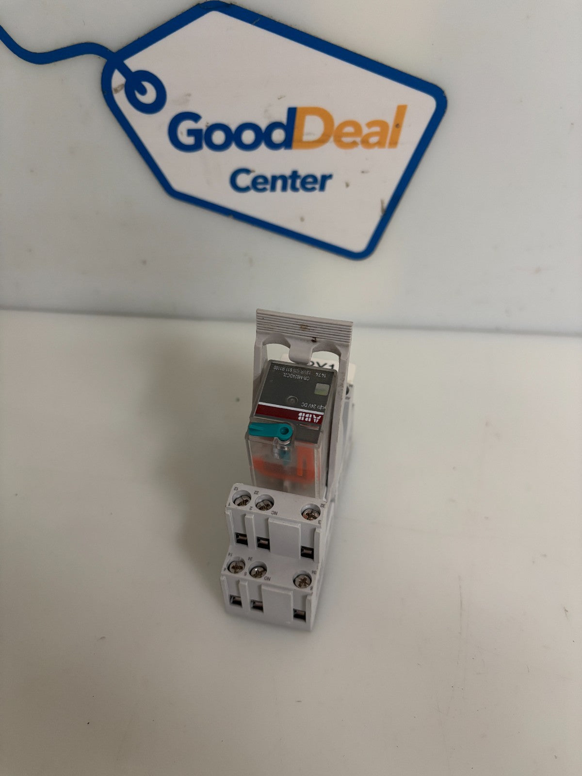 ABB RELAY MODULE CR-M024DC2L W/ABB CR-M3SS BASE AND CR-P/M 22 PROTECTIVE MODULE0