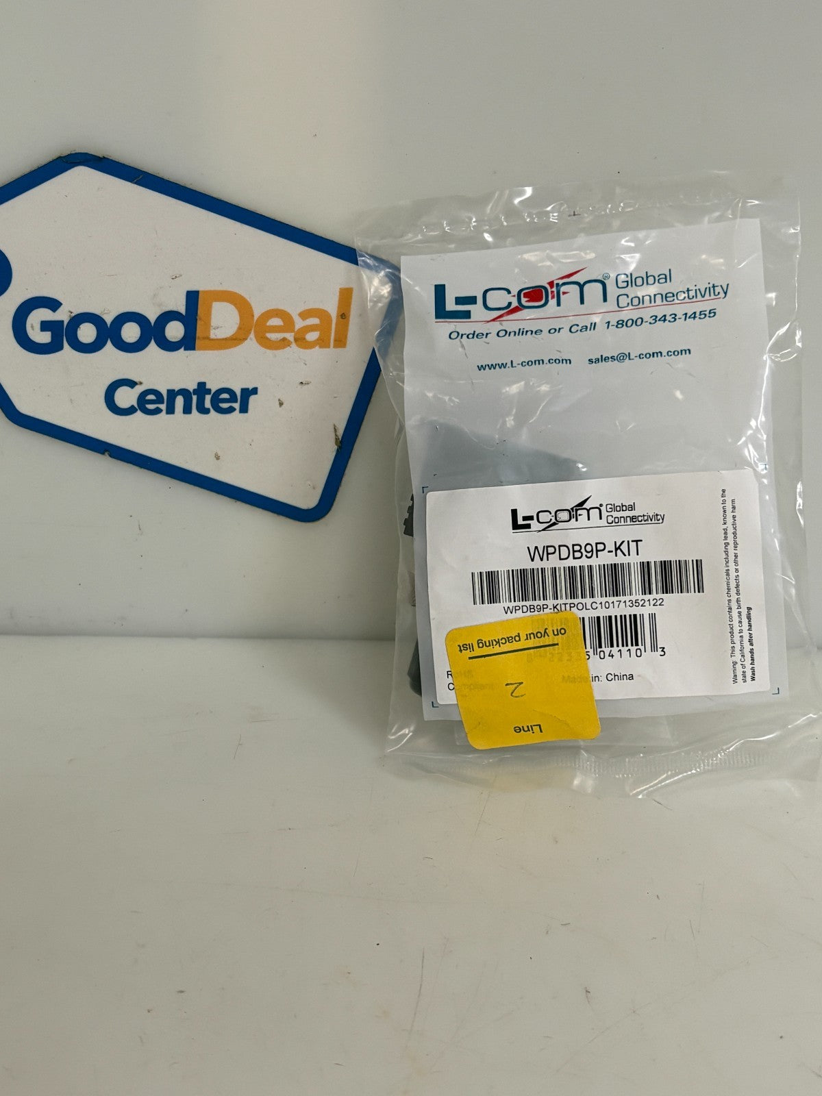 L-COM CONNECTOR WPDB9P-KIT