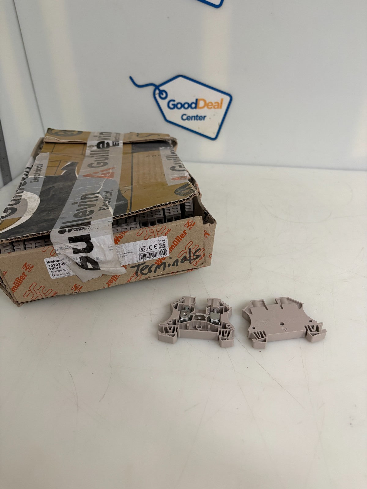 LOT OF 96 WEIDMULLER TERMINAL BLOCK #10202000000