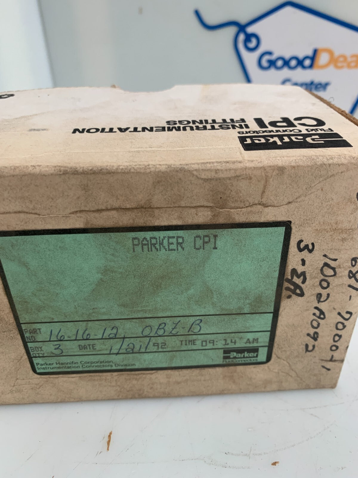 PARKER  16-16-12  OBZ-B  Brass Female Branch Tee (3 per Box)2