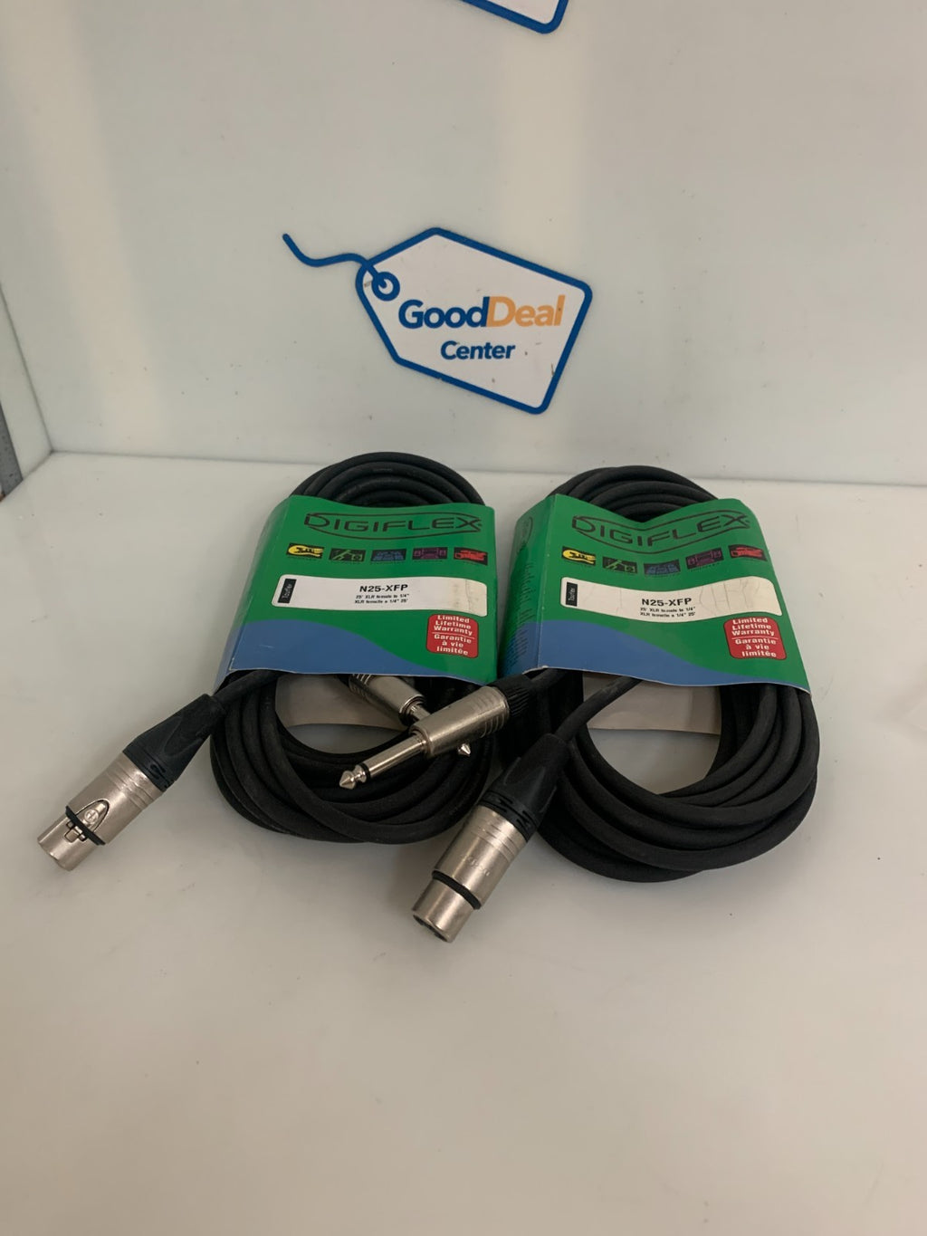LOT OF 2 DIGIFLEX MICROPHONE CABLE 25' N25-XFP