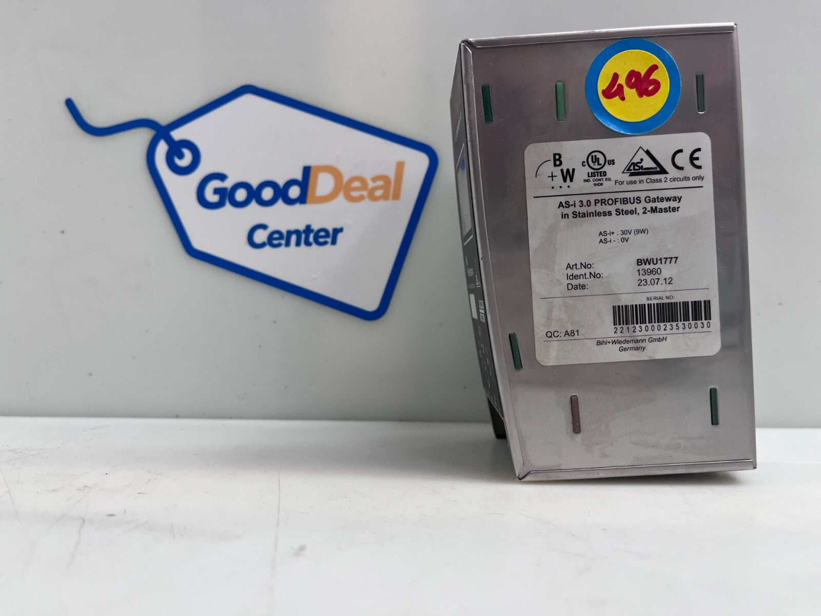 BWU1777 Bihl+Wiedemann AS-i 3.0 PROFIBUS Gateway