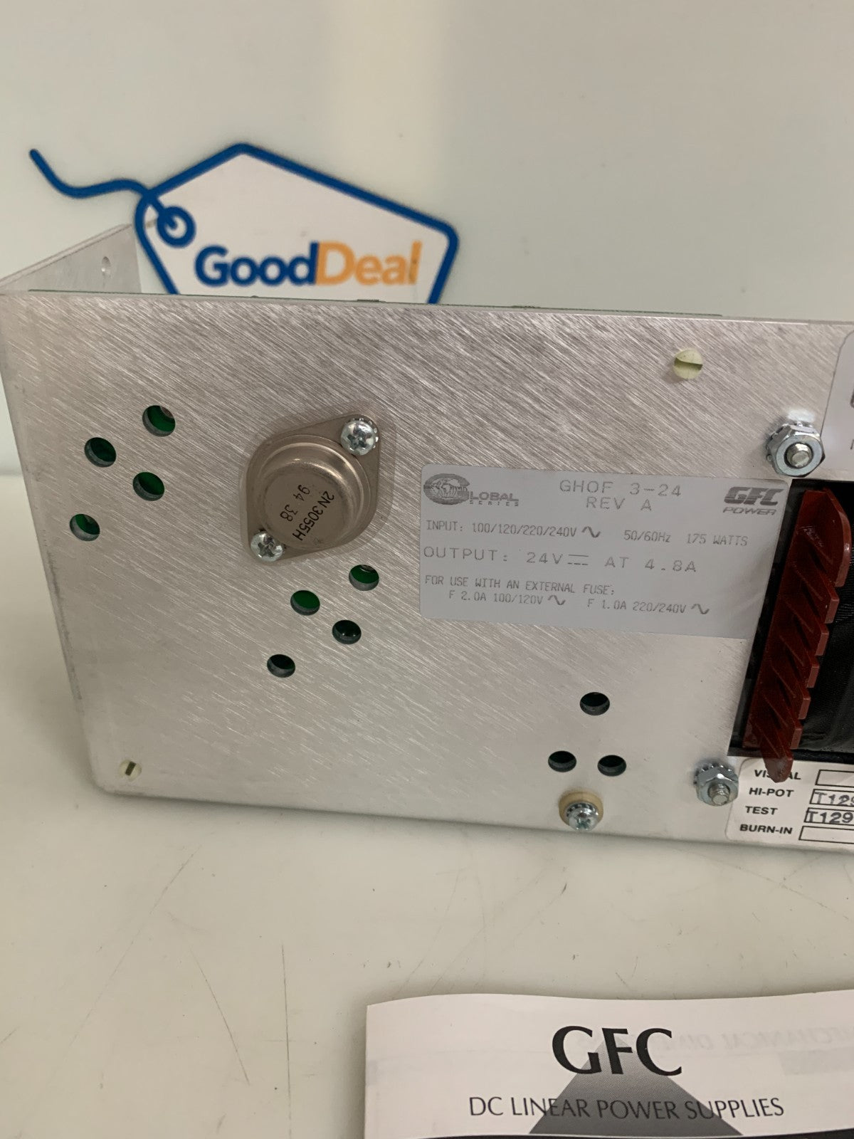 GFC POWER POWER SUPPLY GHOF 3-24 REV A