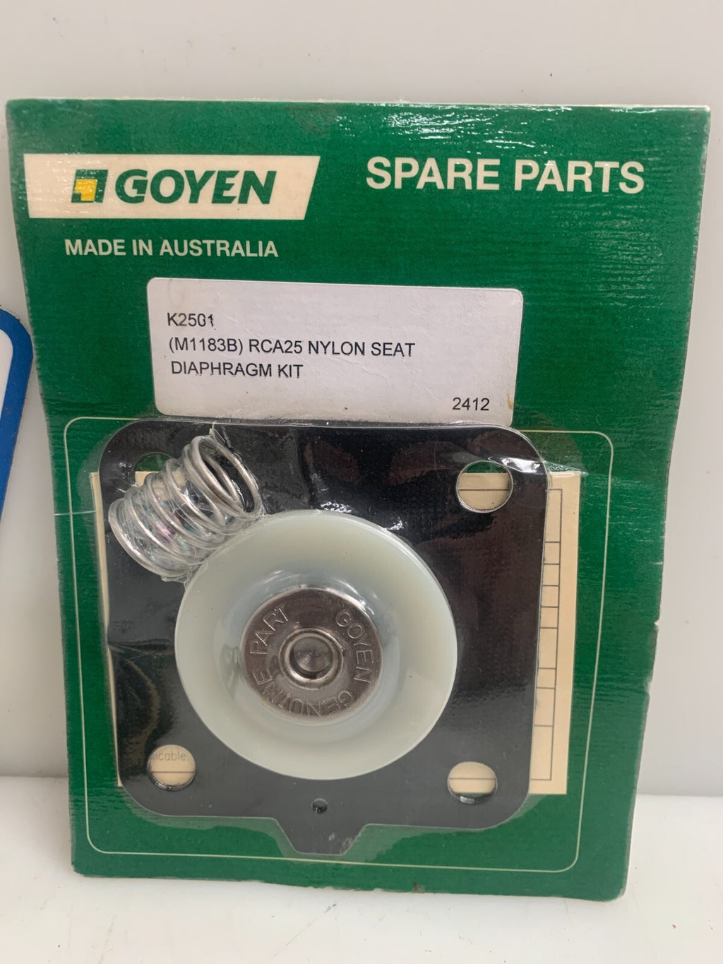GOYEN  K22501    RCAC25  Nylon Seat Diaphragm Kit   2412  (Lot of 2)
