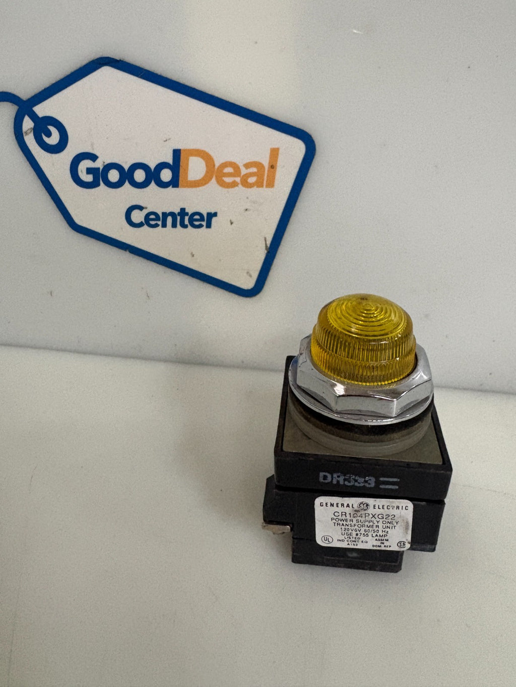 GENERAL ELECTRIC CR104PXG22 POWER SUPPLY W/YELLOW PILOT LIGHT DR3330