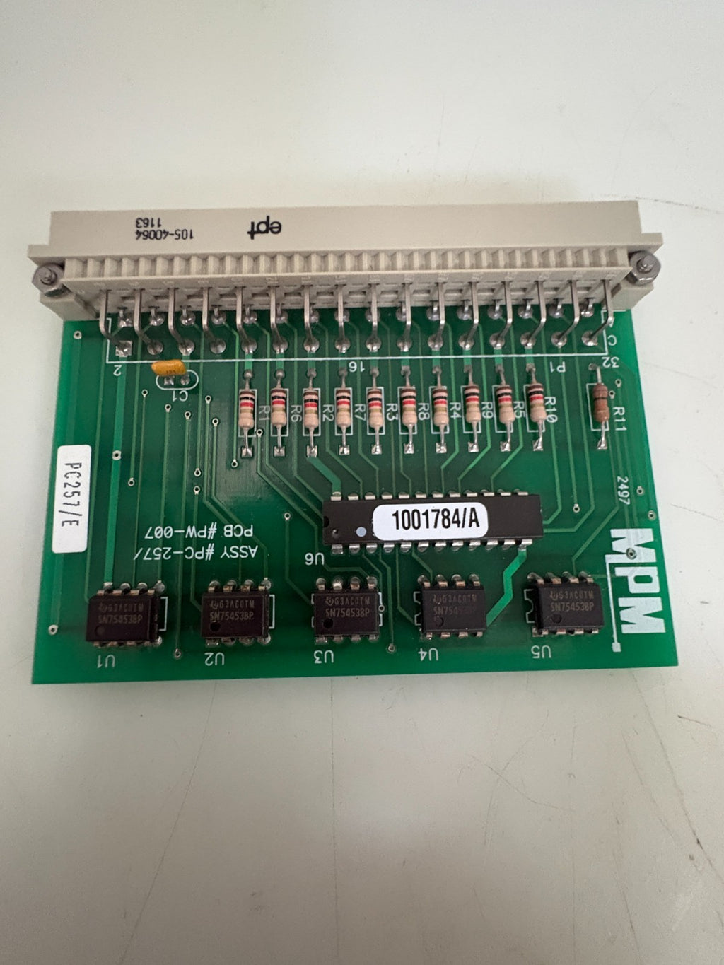 MPM CIRCUIT BOARD ASSY PC-257/PCB PW-0071