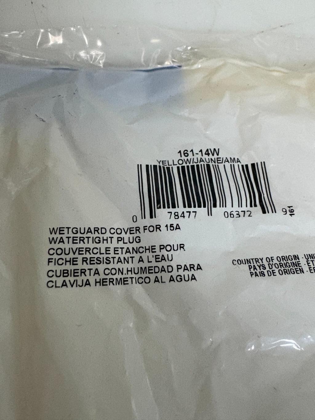 LEVITON WETGUARD COVER FOR 15A WATERTIGHT PLUG #14W 10 IN BOX2