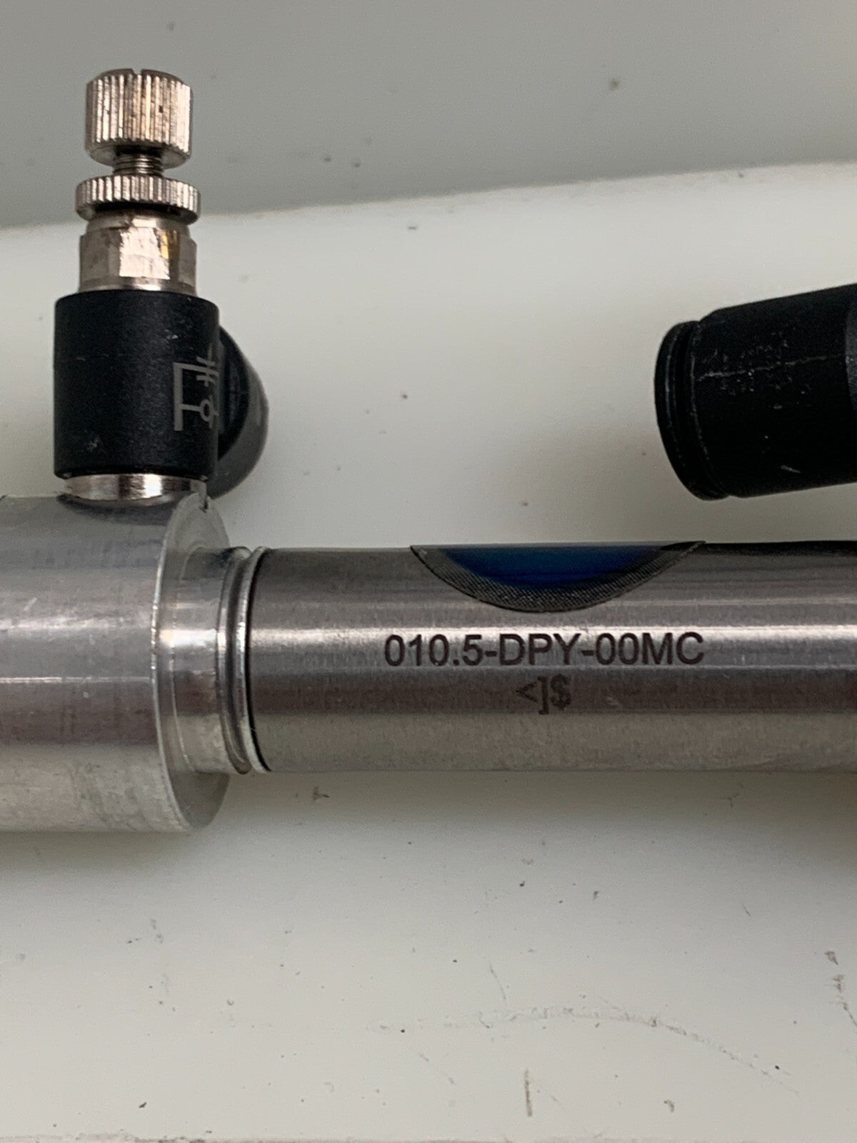 BIMBA   Mini Pneumatic Cylinder   010.5-DPY-00MC   w/2x Adjustable Fitting1