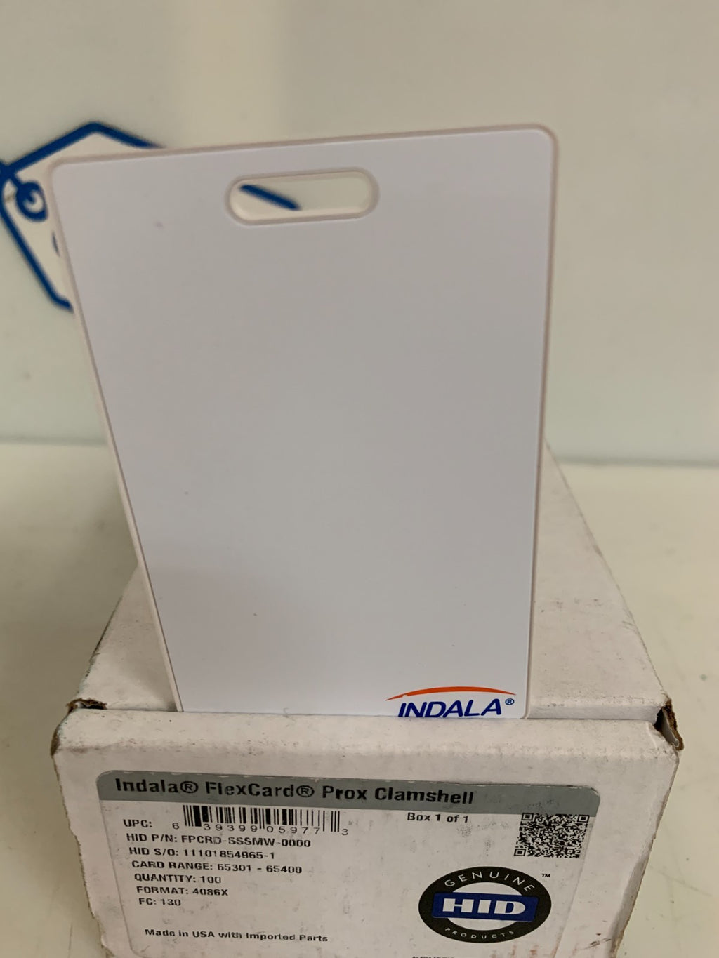 LOT OF  60 HID INDALA FLEX CARD FPCRD-SSSMW-0000
