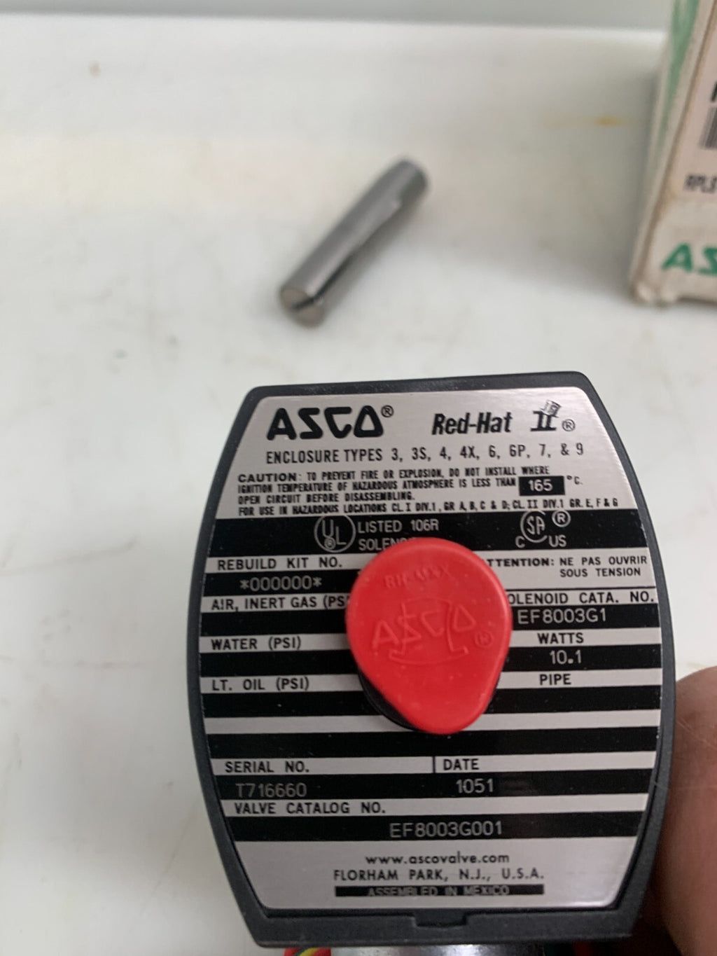 ASCO / Red Hat  EF8003G001  Solenoid Valve  T716660