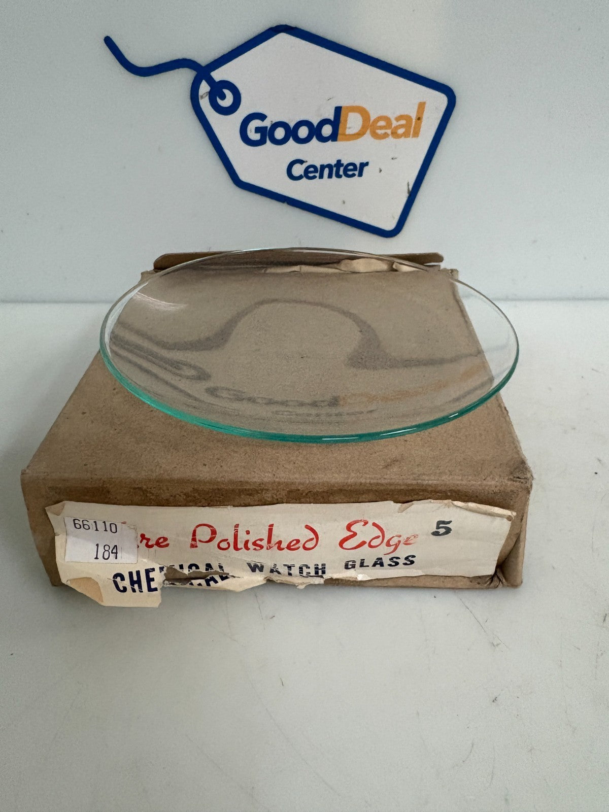 FIRE POLISHED EDGE 5" CHEMICAL WATCH GLASS BOX OF 12