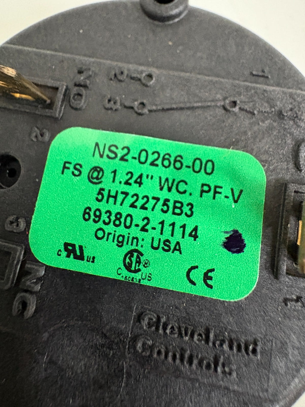 MODINE PRESSURE SWITCH 5H72275-3 