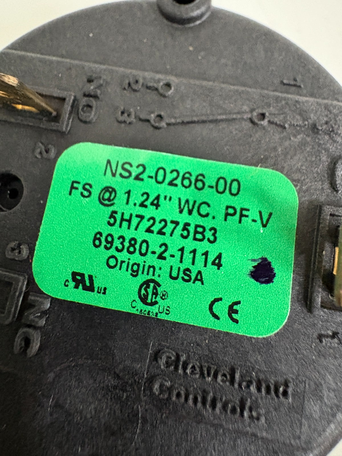 MODINE PRESSURE SWITCH 5H72275-3 