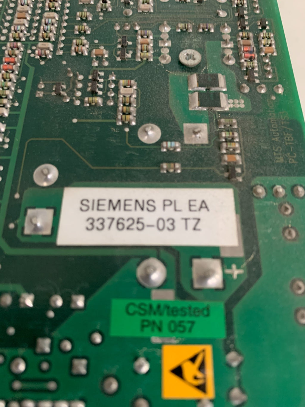 SIEMENS PL EA CUSTOM SERVO MOTOR BOARD 337625-03 TZ