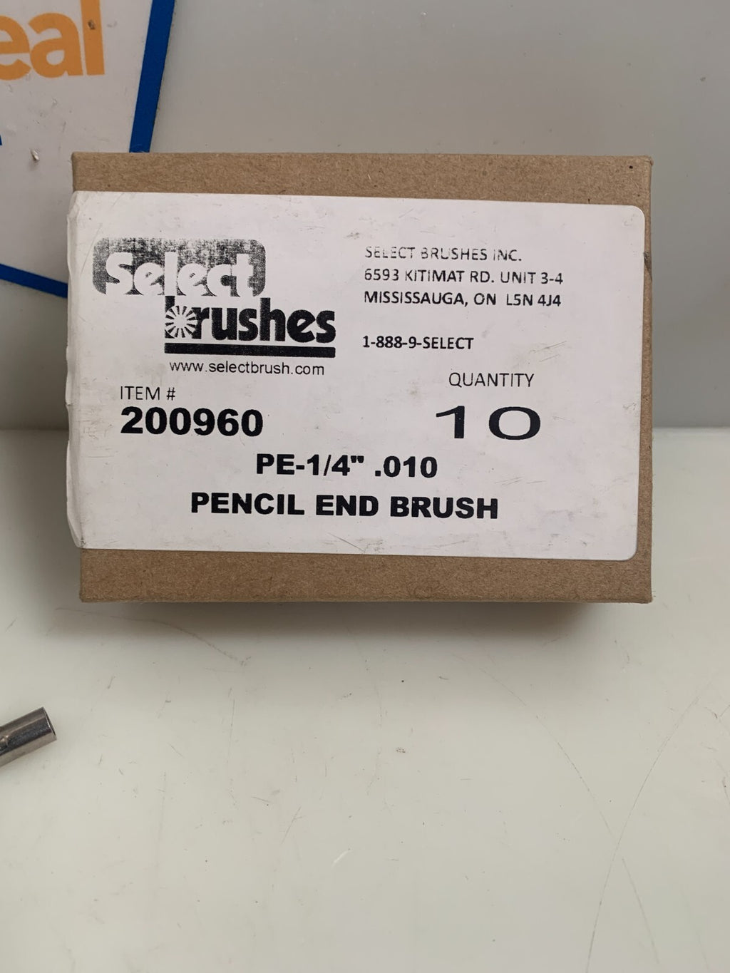 LOT OF 8 SELECT BRUSHES PE-1/4 .010 PENCIL END BRUSH #200960