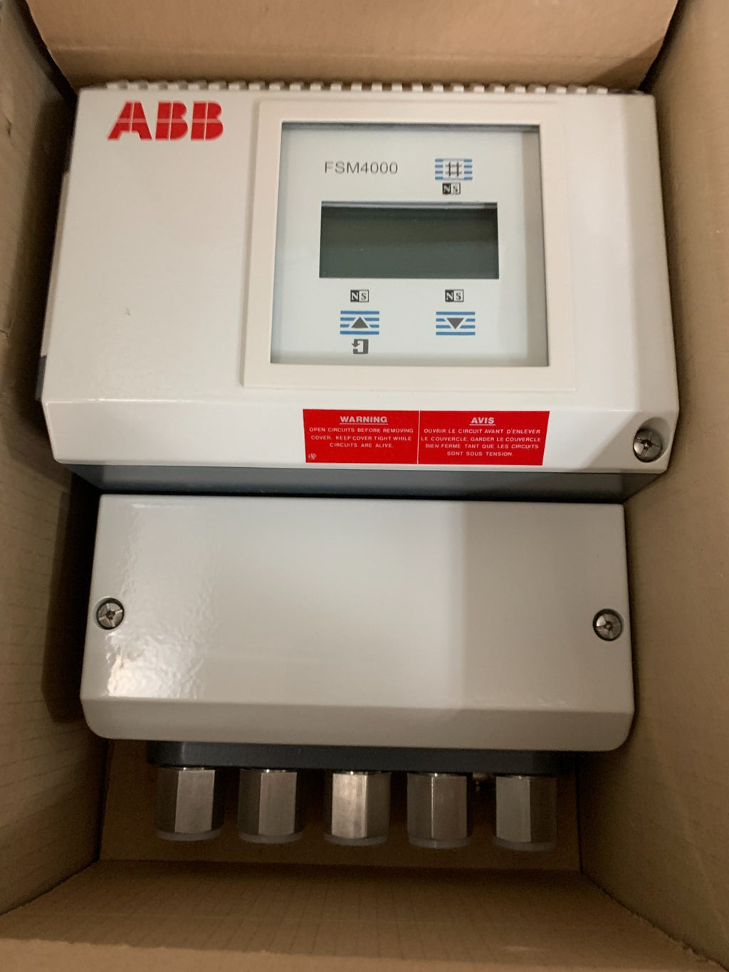 ABB FLOWMETER CONVERTER FSM 4000 D697A001407 REV 04