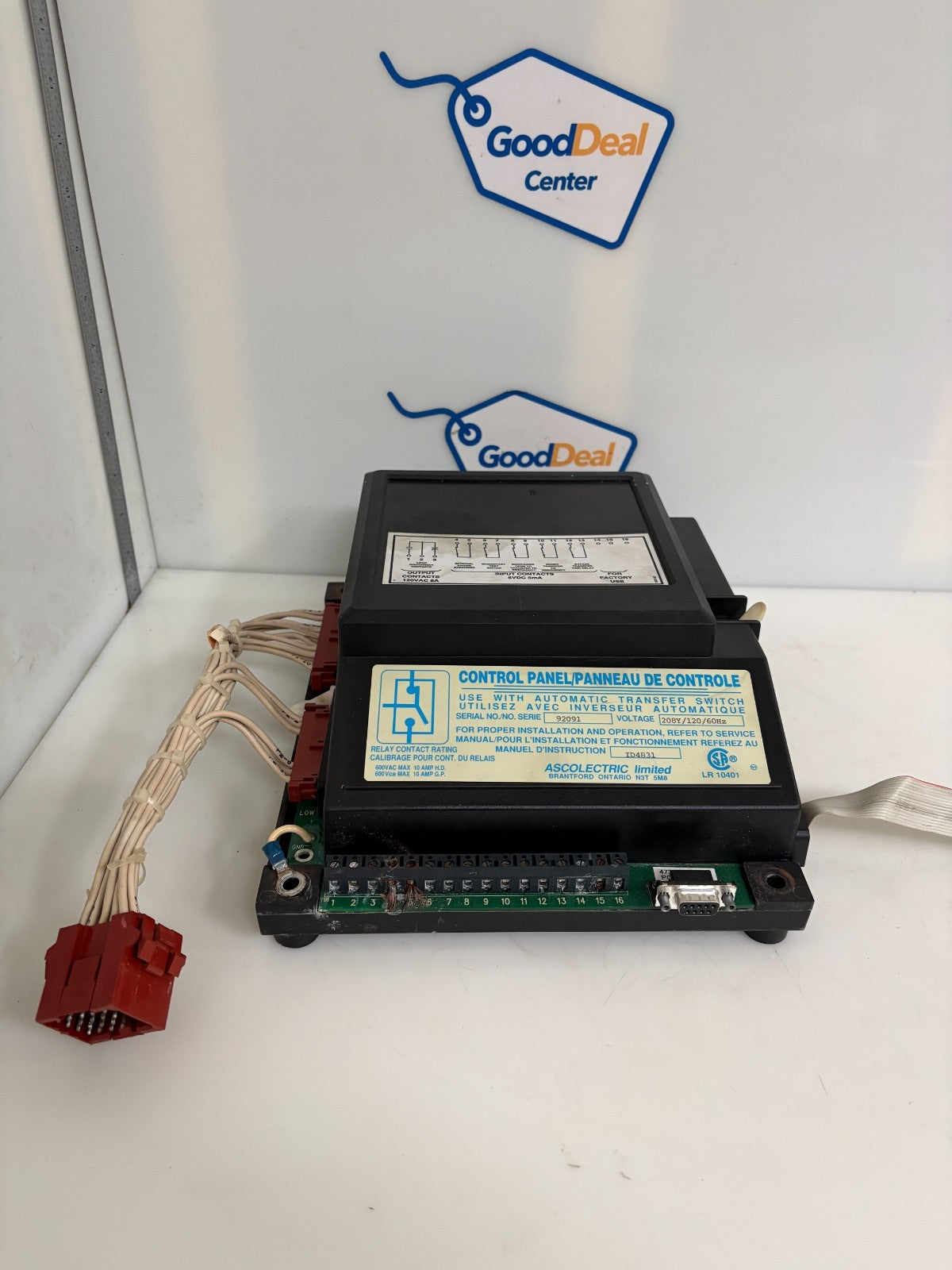ASCOLECTRIC LTD CONTROL PANEL ID48310