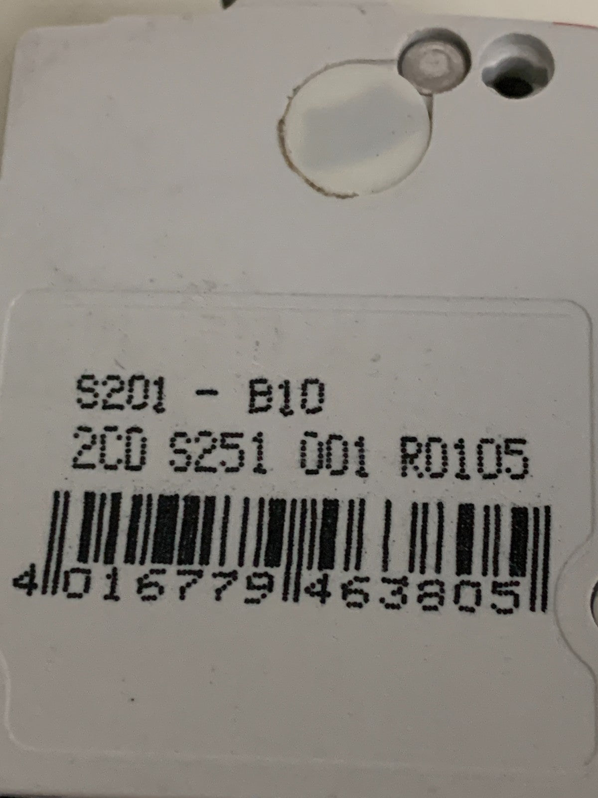 LOT OF 4  ABB CIRCUIT BREAKER S201-B10