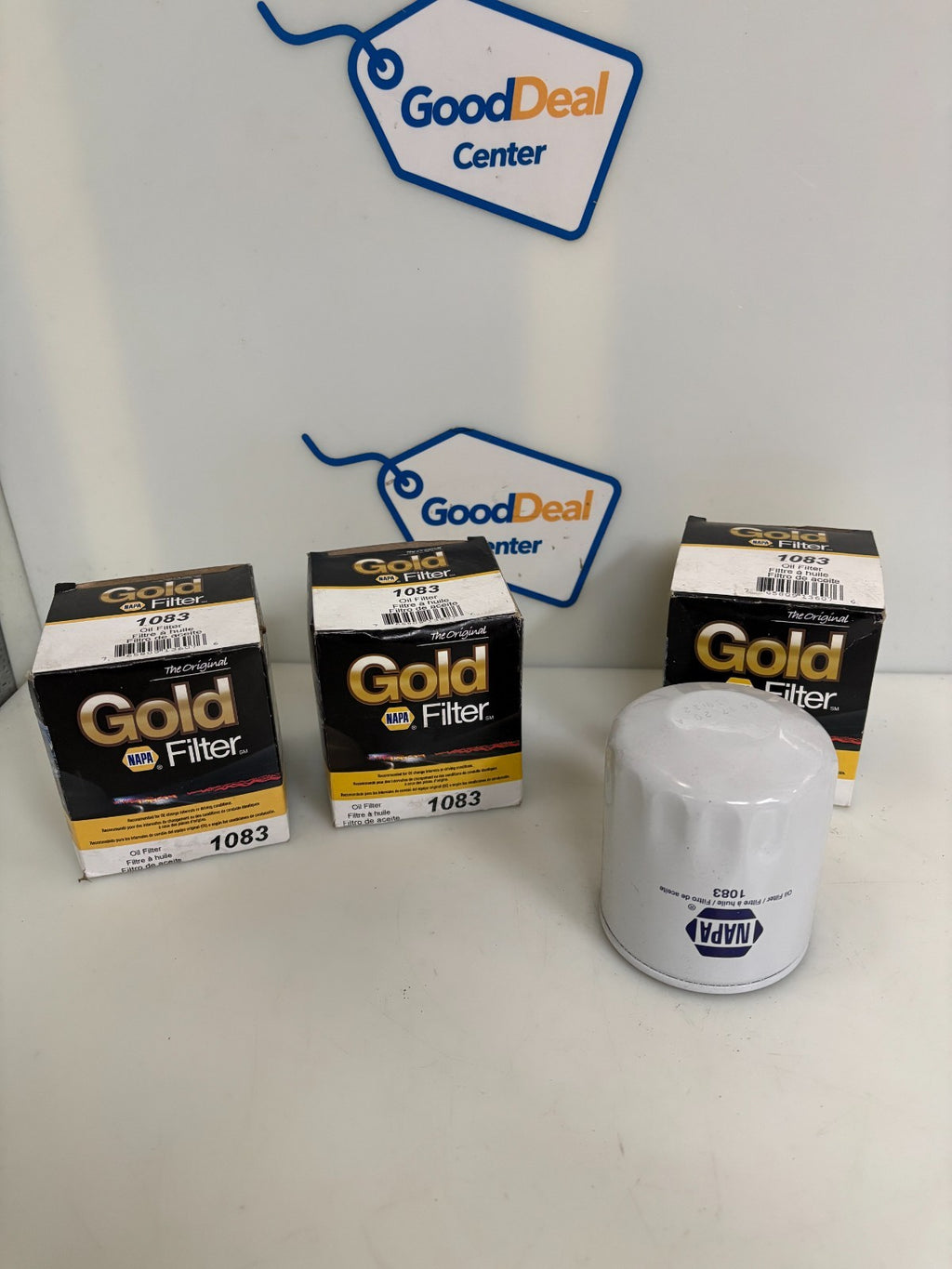LOT OF 3 NAPA GOLD OIL FILTER #1083