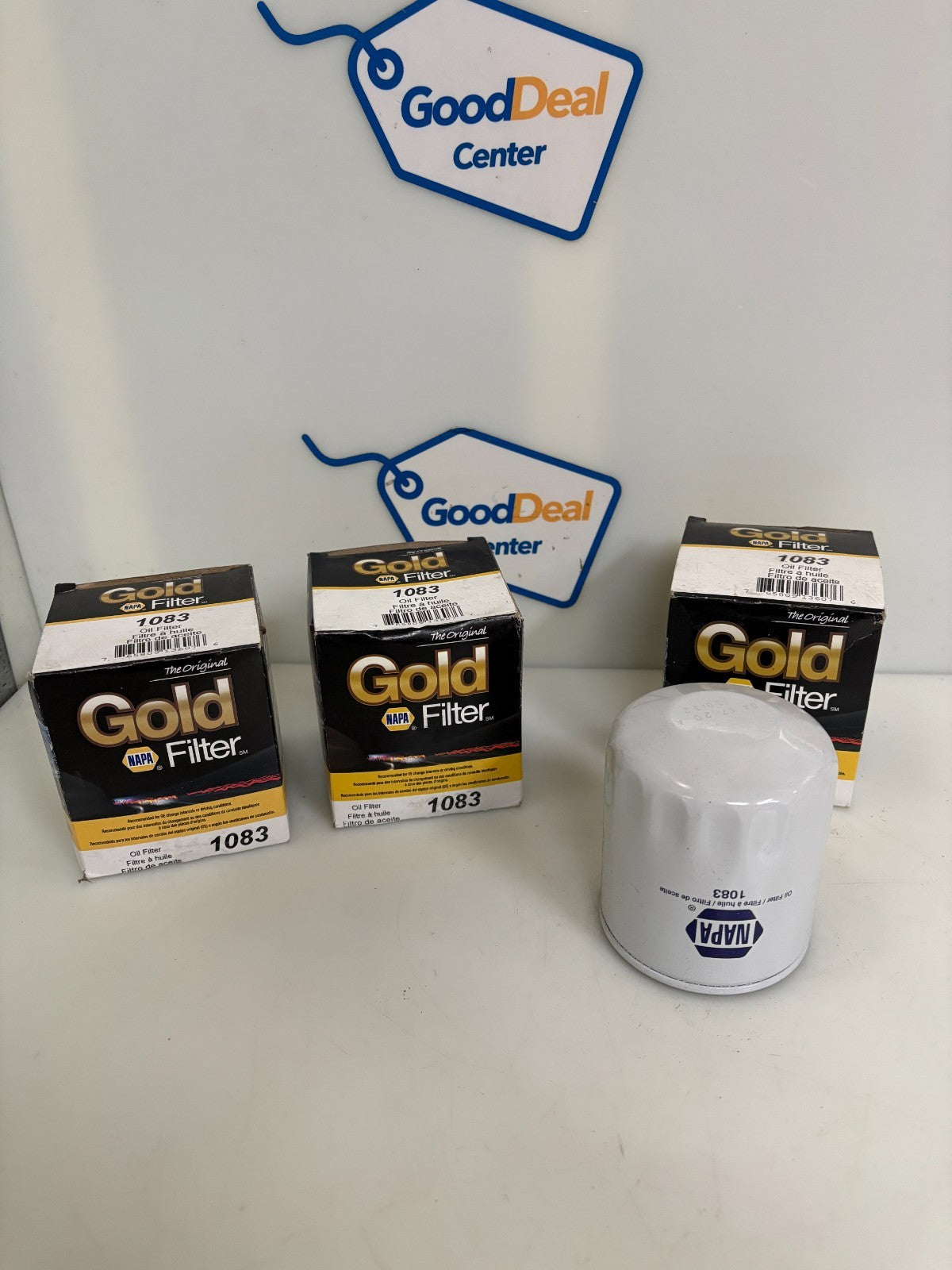 LOT OF 3 NAPA GOLD OIL FILTER #1083