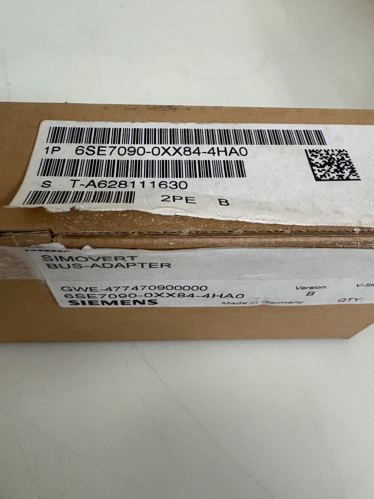 SIEMENS ADAPTER MODULE 6SE7090-0XX84-4HA02