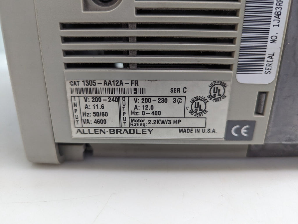 ALLEN-BRADLEY 1305-AA12A-FR SER. C 200-230V 12A1