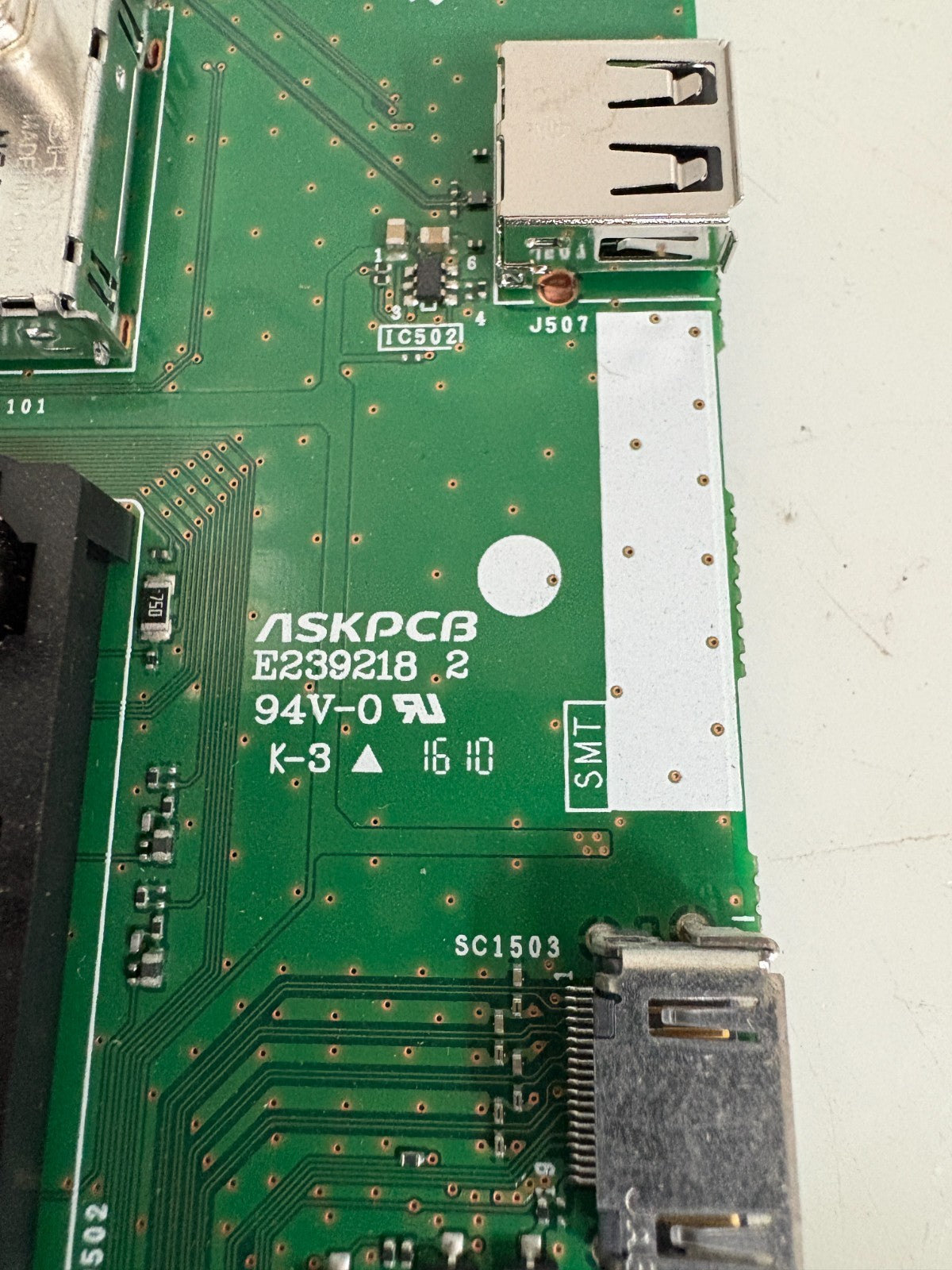 ASKPCB E239218 2 SOUND BOARD KG577WE