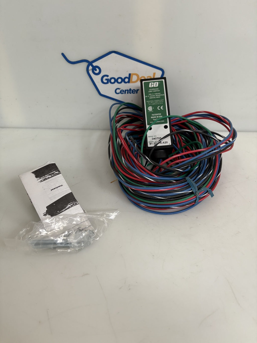 TOPWORX GO SWITCH LEVERLESS LIMIT SWITCH #81-20516-A20