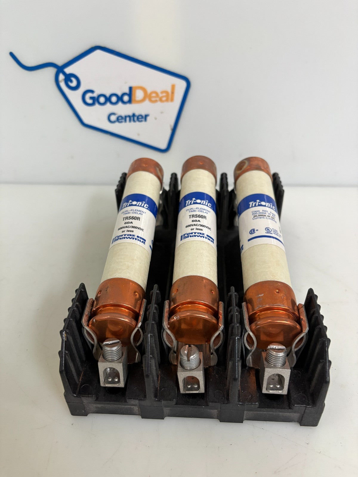 LOT OF 3 FERRAZ SHAWMUT TRIONIC TRS 60R 60 AMP IN BUSS R60060-3CR